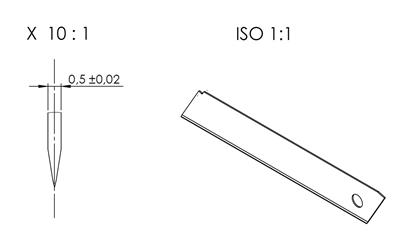HOJA MARTOR STYROPOR 79 (10UDS)(79.60)