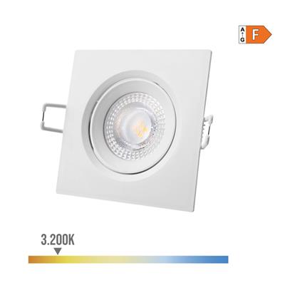 DOWNLIGHT LED 5W LUZ CALIDA 9X9CM BLANCO (31656)