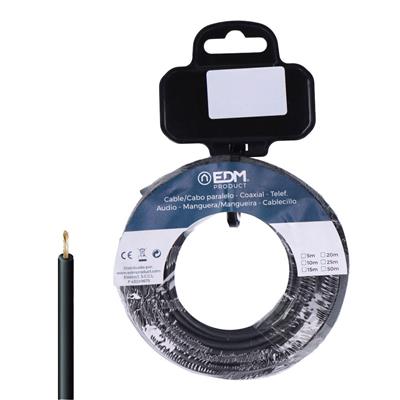 CARRETE CABLE 2,5MM 20M NEGRO (28466)