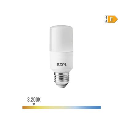 BOMBILLA TUBULAR LED E27 10W LUZ CALIDA (98839)