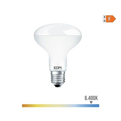 BOMBILLA REFLECTORA LED E27 10W LUZ FRIA (35484)
