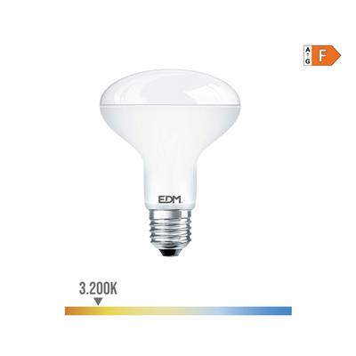 BOMBILLA REFLECTORA LED E27 12W LUZ CALIDA (35488)