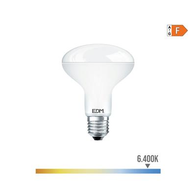 BOMBILLA REFLECTORA LED E27 12W LUZ FRIA (35489)