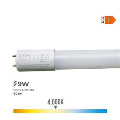 TUBO LED  9W 4000K LUZ DIA Ø2,6X60CM (31197)