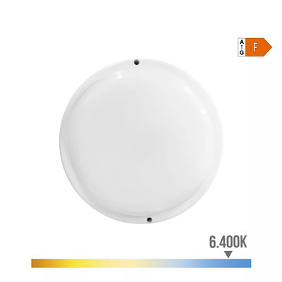APLIQUE REDONDO LED 18 W 6400 K LUZ FRÍA (32407)