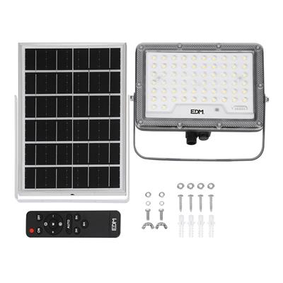 FOCO PROYECTOR SOLAR SLIM 50W 600LM 6.500K (31856)