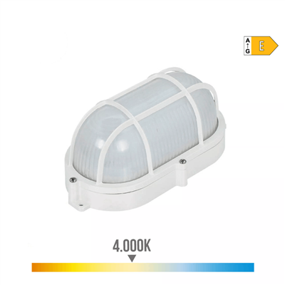 APLIQUE  EXT. LED OVAL REJILLA 9W IP65 (34723)