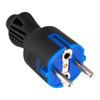 CLAVIJA 2P+T 16A 250V CAUCHO IP44 NEGRO (40042)