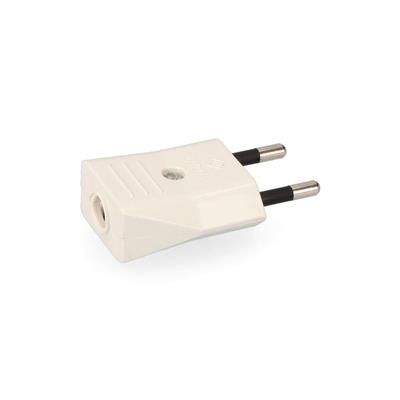 CLAVIJA 10A-250V 4MM BLANCA  (E40001)