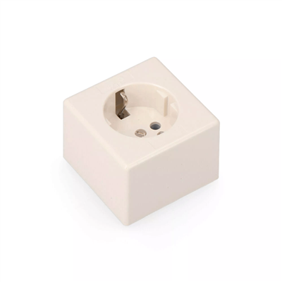 BASE TIPO F SUPERFICIE CUADRADA BLANCA (E41201)