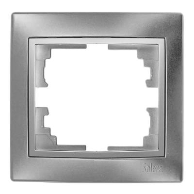 MARCO 1 ELEMENTO PLATA 83X81X10MM "EUROPA" (42949)