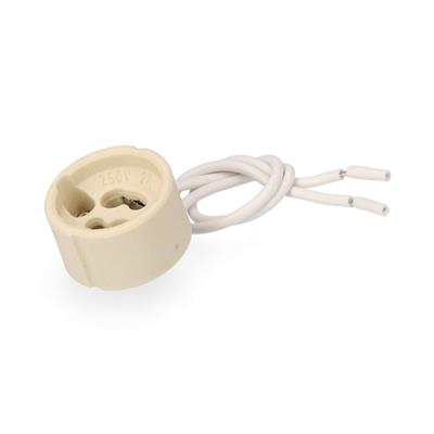 PORTALAMPARAS HALOGENO GU-10 15CM CABLE (R44033)