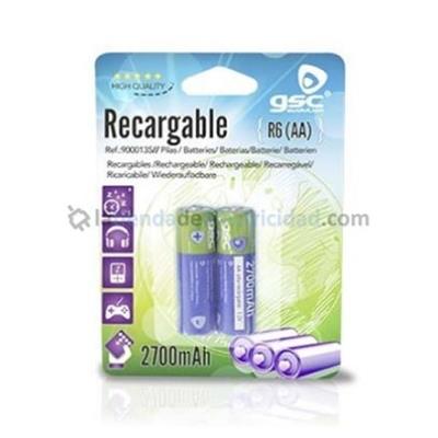 PILA RECARGABLE LR06/AA/MN1500 1,5V (4UDS)