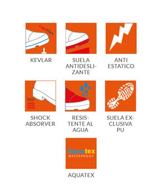 BOTA NO RISK SINTRA WR SIN SEGURIDAD T-43 (1035.36