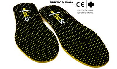 PLANTILLA FOOTGEL WORKS NARANJO T-35-38 (161201)