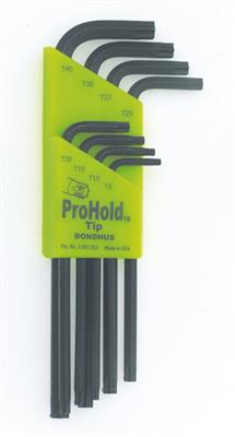 JUEGO LLAVE TORX BONDHUS 71834