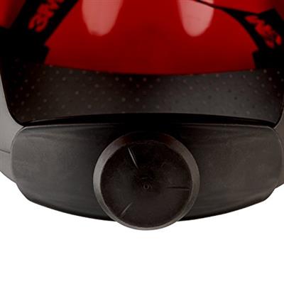 3M CASCO G3000NR RULETA VENTILADO ROJO