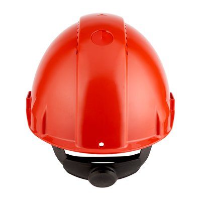 3M CASCO G3000NR RULETA VENTILADO ROJO