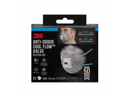 3M MASCARILLA 9922-2 FFP2 (2 UDS)