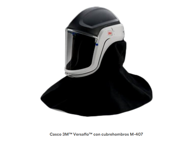3M CASCO M407 C/VISOR Y AJUSTE RESI. LLAMA (M-407 