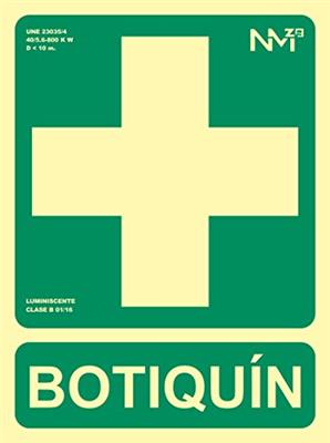 CARTEL FOTOLUM. BOTIQUIN 21X30CM B/RD14108