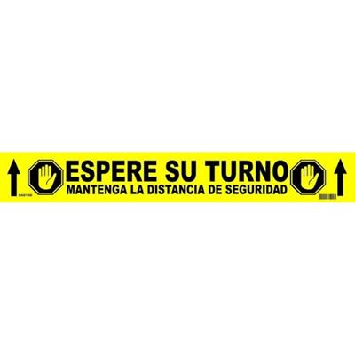 CINTA ADHESIVA AM. ESPERE SU TURNO 10X70CM BA81100