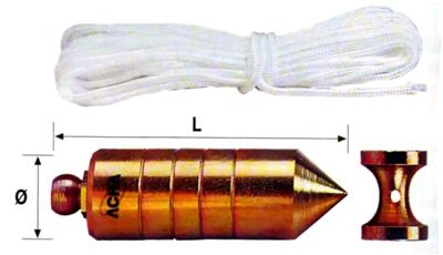 PLOMADA CON NUEZ N-3 500G. (55-064 D)