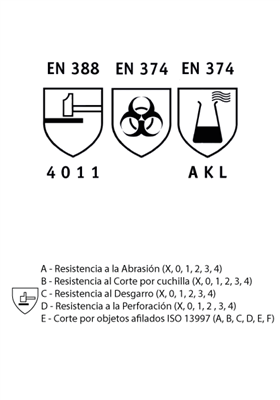 JUBA GUANTE 5611/60 SANDBLASTING LATEX GRUESO