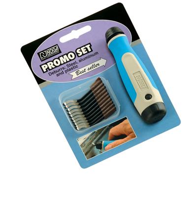 NOGA SET DESBARBADO NG8150 MANGO + 10 HOJAS S10