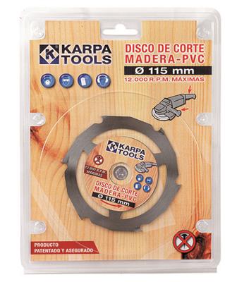 DISCO AMOLADORA CORTE MADERA Ø115MM 6Z (06581)