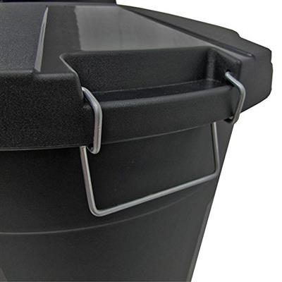 CUBO BASURA TAPA 50L NEGRO (CU-50N)
