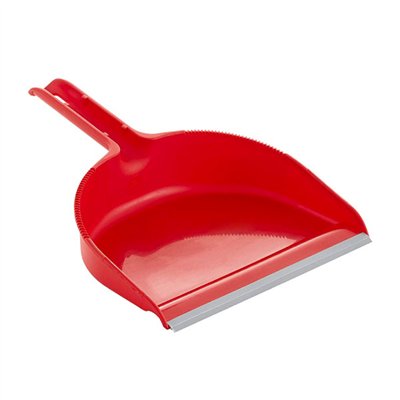 RECOGEDOR DE MANO ROJO C/GOMA MAYA (09032)