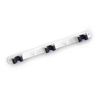 SUJETA ESCOBAS TRIPLE BLANCO (3034-2)
