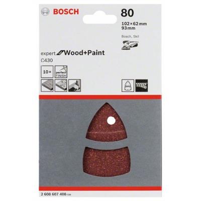 BOSCH 2.608.607.408 LIJA DELTA G80 (10UDS)