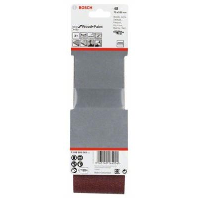BOSCH 2.608.606.069 LIJA BANDA 75X533MM G40 (3UDS)
