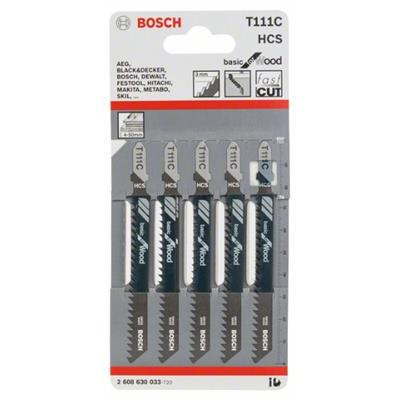 BOSCH 2.608.630.033 HOJAS CALADORA T111C (5UDS)