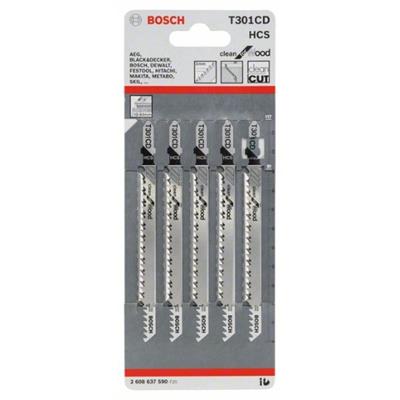 BOSCH 2.608.637.590 HOJAS CALADORA T301CD (5UDS)