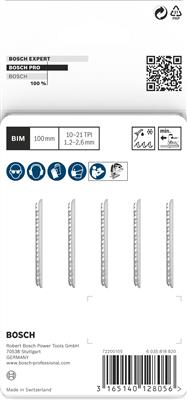 BOSCH 2.608.638.473 HOJAS CALADORA T123XPRO (5UDS)