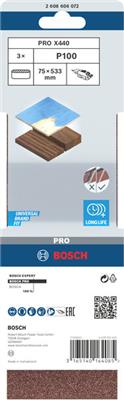 BOSCH 2.608.606.072 LIJA BANDA 75X533MM G100 (3UDS