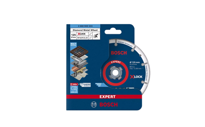 BOSCH 2.608.900.533 DISCO METALWHEEL X-LOCK Ø125