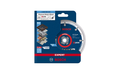 BOSCH 2.608.900.532 DISCO METALWHEEL X-LOCK Ø115