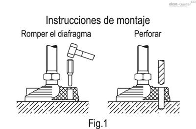 EG BASE PIE NIVELACION Ø50 LS.A-50-14 (340135)