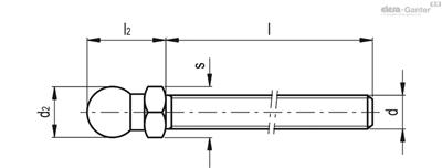EG ESPARRAGO PIE NIVELACION SM-14-M10X43 (302221)