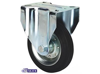 RUEDA ALEX 2-0228 Ø125MM FIJA 140KG GOMA