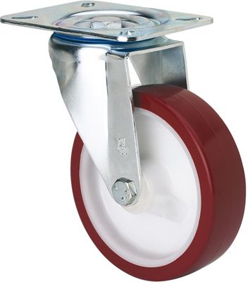 RUEDA ALEX 2-2357 Ø125MM GIRAT. 200KG PU