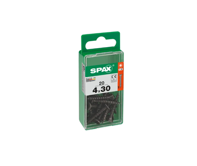 TORNILLO SPAX CP 4,0X30 NEGRO T20 TR (PQTE 20uds)