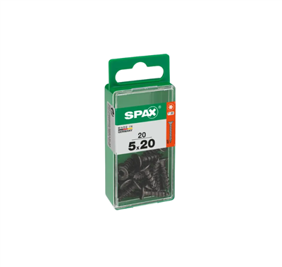TORNILLO SPAX CP 5,0X20 NEGRO T20 TR (PQTE 20uds)