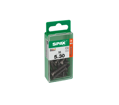 TORNILLO SPAX CP 5,0X30 NEGRO T20 TR (PQTE 16uds)