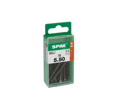 TORNILLO SPAX CP 5,0X50 NEGRO T20 TR (PQTE 10uds)