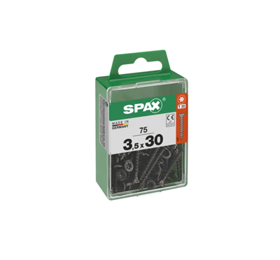 TORNILLO SPAX CP 3,5X30 NEGRO T20 TR (PQTE 75uds)